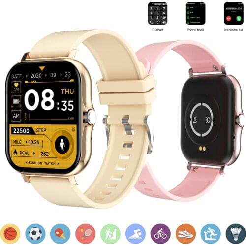 Bluetooth Call Smartwatch Wearable Device with Multi-Functional Sports Mode Music Control Blood Pressure Sleep Monitor Clock