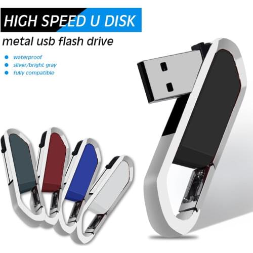 Usb Flash Drive 32GB 16GB Pendrive 64GB Metal Storage Equipment Keychain 4gb Memory USB Stick High Speed 128GB Usb2.0 for PC