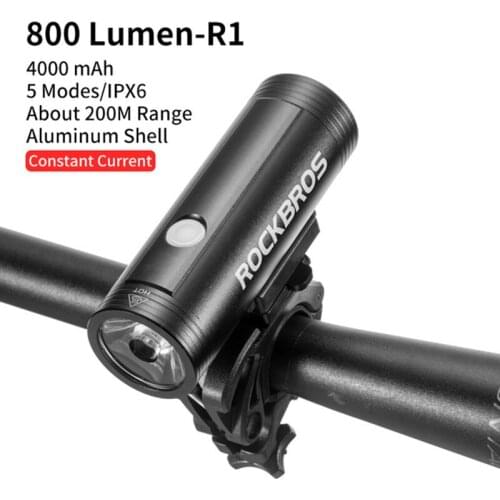 ROCKBROS Bike Light Front Rear Bicycle Lamp Cycling Headlight Flashlight Taillight MTB Bike Accessories Cycle Handlebar Light