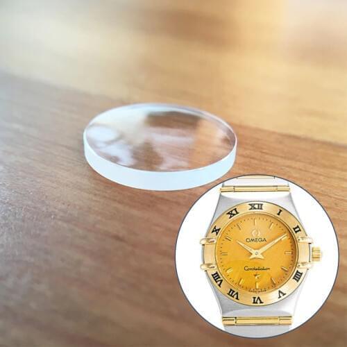 Water coagulation coating hardened glass for OMG Omega Constellation 22.5mm quartz watch 795.1203 parts tools