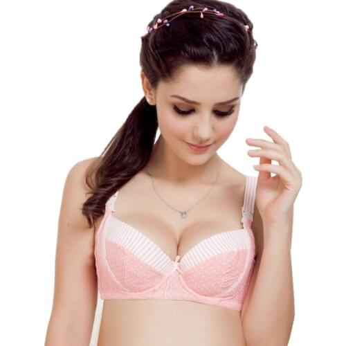 Womens No Steel Ring Bra Pregnant Women Underwear Open Button Nursing Bra Open Button Breast-Feeding Bra For Pregnant Women