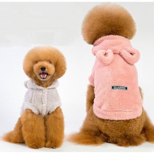 Winter Dog Clothes Flannel Soft Puppy Dog Costume Warm Pet Dogs Coat Puppy Pet Clothing for Small Medium Dogs Outfit Ropa Perro