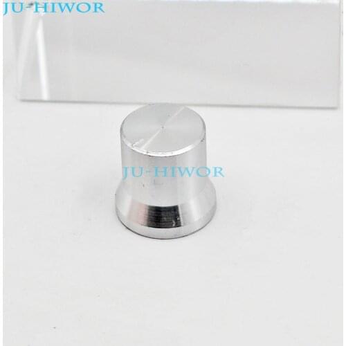 5pcs/lot) LXN15x15 Mini Aluminum Alloy Knobs Cap 15x15mm Mounting 6mm White For Rotary potentiometer Encoder Switch
