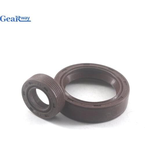5pcs TC Skeleton Oil Seal Brown FKM TC Oil Seal 22x32x7/22x35x7/24x40x10mm Oil Resistance TC Radical Shaft Oil Seal