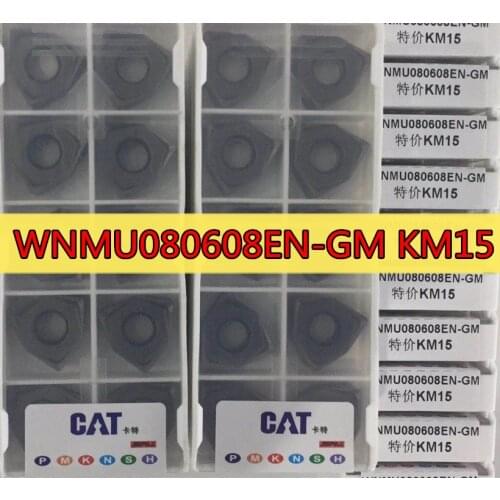 WNMU080608EN-GM KM15 CAT Carbide insert Processing: stainless steel, steel, etc