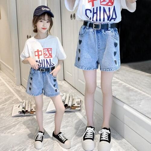 Summer Kids Baby Girls Shorts Boys Jeans Short Pants Toddler Casual Pants for Baby Boys Shorts Cotton Girls Denim Shorts 4-12Y