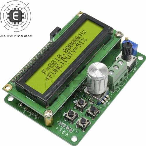 FYE050 DDS Signal Generator Module 0-50kHz Frequency Meter Rotary Switch 5.5x2.1mm DC Power Signal Generator Module