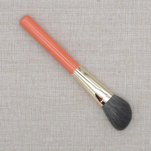 K158 Professional Handmade Makeup Brushes Soft Blue Squirrel Goat Hair Contour Brush Orange Handle Cosmetic Tools Make Up Brush