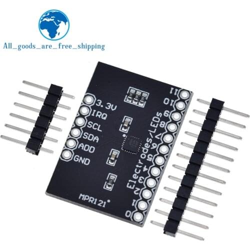 TZT MPR121 Breakout V12 Capacitive Touch Sensor Controller Module I2C keyboard Development Board For Arduino