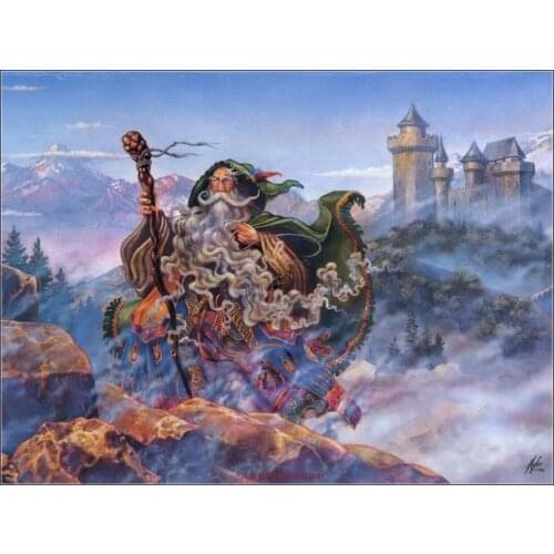 Dragonlands - Counted Cross Stitch Kits - DIY Handmade Needlework for Embroidery 14 ct Cross Stitch Sets DMC Color