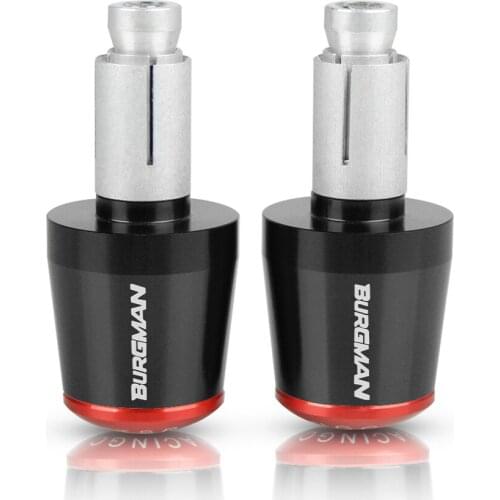 Motorcycle Handle Grip Ends Handlebar End cover Cap For SUZUKI BURGMAN 650 400 125 200 250 AN650 AN400 AN125 AN200 Accessories