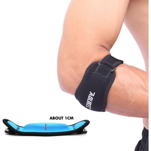 New One Piece Adjustable Basketball Badminton Tennis Golf Elbow Support Golfers Strap Elbow Pads Lateral Pain Syndrome Brace