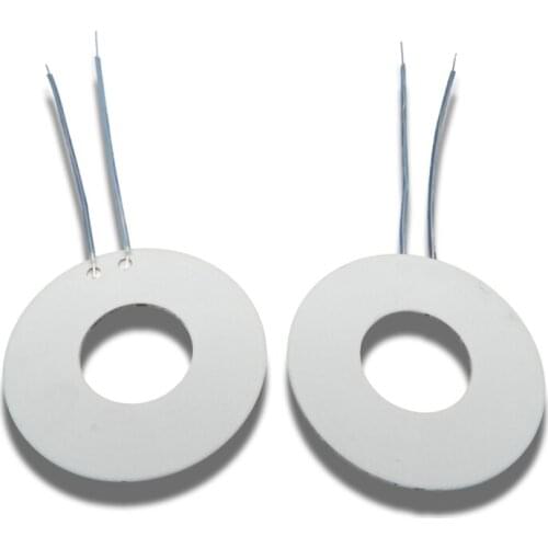 OD48-ID25MM High Temperature Ring Ceramic Heating Sheet Alumina Heater 5V12V24V