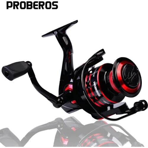 PROBEROS CNC Machine Fishing Reel 9-23KG Max Drag Metal Spool Spinning Reel 1000-8000 Series Saltwater Carp Fishing Wheel 3BB