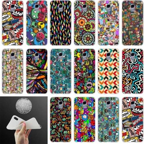 Silicone Phone case Cover Psychedelic Pop Art FOR Coque Samsung Galaxy J6 J4 J8 J7 2018 Plus J3 J5 J7 Prime Pro 2017 2016 Casse