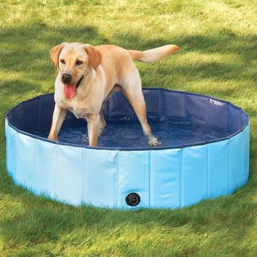 Dog Pool Foldable Dog Swimming Pool Pet Bath Swimming Tub Bathtub Pet Swimming Pool Collapsible Bathing Pool for Dogs Cats Kids