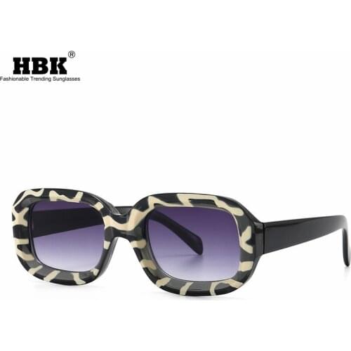 Vintage Small Square Sunglasses 2020 New Fashion Zebra Pattern Women Men Brand Designer Modern Sun Glasses Luxury Frame Shades