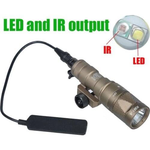 Tactical SF M300V-IR Infrared Weapon Light M300 LED White Light Hunting Rifle M300V Scout Light and IR Output