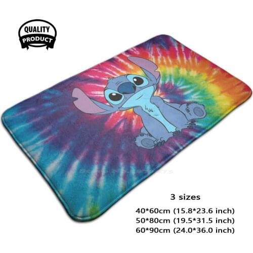 Comfortable Door Mat Rug Carpet Foot Pad Lilo And Cute Lilo Ohana Blue Tumblr Family Hawaii Love Adorable Flower Music