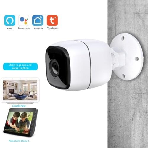 Tuya Smart Outdoor IP Camera 1080P PTZ Wifi Webcam Waterproof Security Camers Work For Home Security Camera Night Vision