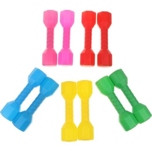 5 Colors - 1 Pair Kids Dumbbell Outdoor Fitness Exercise Children Toy Strength Training Props