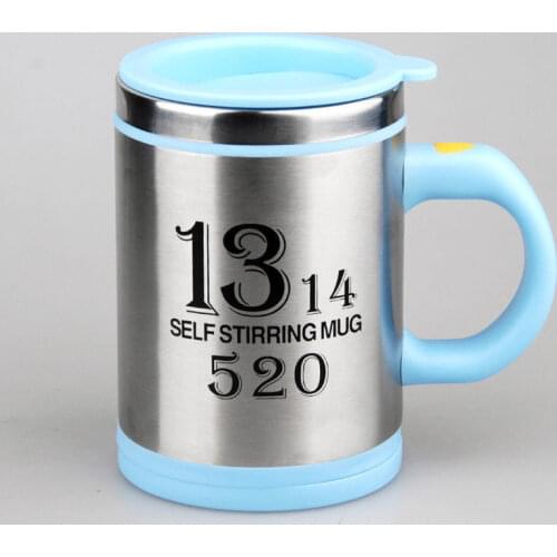 Automatic Stir Milk Can Kitchen Stainless Steel Coffee Pot Electric Stir Mug Creativity Water Cup Office Home Drinkware E11582