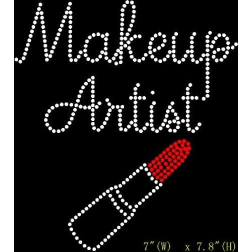 Free shipping Makeup Artist Lipstick Rhinestone Transfer