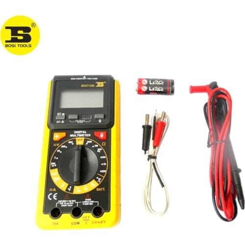 BOSI 3 1/2 LED Digital Multimeter