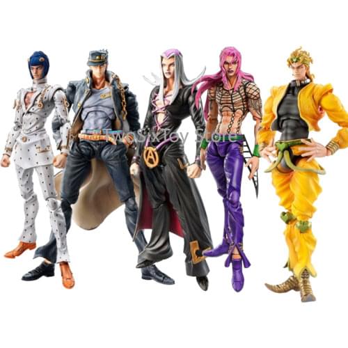 15cm Anime JoJos Bizarre Adventure Dio Brando Diavolo Bruno Bucciarati Giorno Giovanna Leone Abbacchio Movable Action Figure