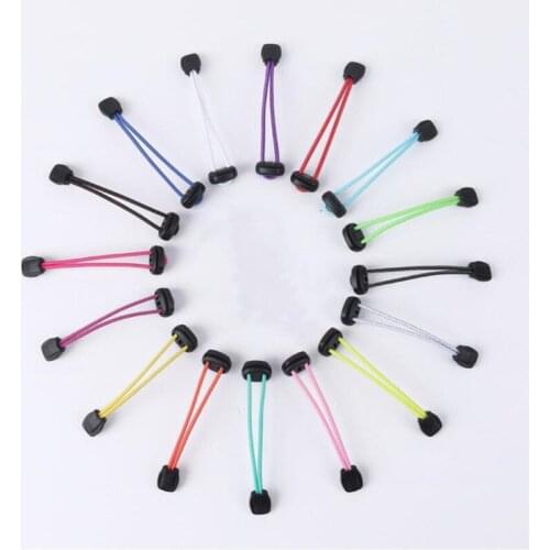50Pairs/lot Adult Children Elastic No Tie Shoelace Stretching Lock Lazy Shoe Laces Round Rubber Shoelace Shoestrings Wholesale