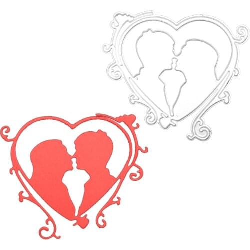 Julyarts KISS Scrapbooking Material Dies Cutting Dies New for Card Making DIY Scrapbooking Cardstock Die Cut Stencils