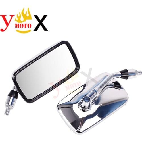 Motorcycle Chrome ABS Case Rear View Mirror Side Rearview For Honda Rebel CMX250 1996-2011 CA250 1996-2012 CMX250C 2003-2011