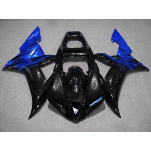 Motorcycle Fairing kit for YAMAHA YZFR1 02 03 YZF R1 2002 2003 YZF1000 yzfr1 02 03 ABS TOP blue black Fairings set+7gifts YE22