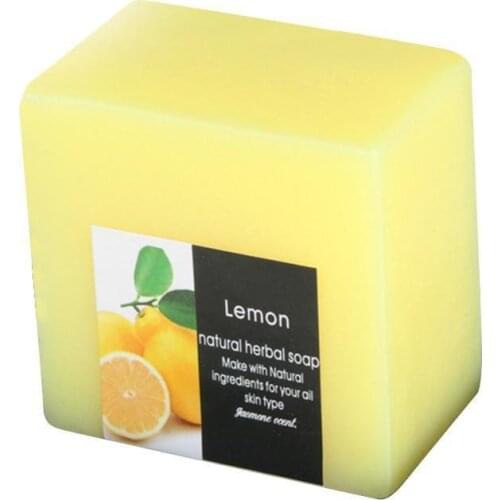 100g Handmade Lemon Soap Face Cleanser Removal Ance Soap Moisturizing Body Deep Care Shower Pores Whitening Cleaning Skin A5T8