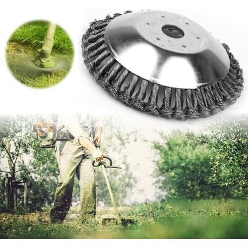 Brushcutter Head Fixing Kit Steel Wire Trimmer Grass Weed Dust Removal Plate For Lawn Self-adhesive TapeMover Accessories Tools