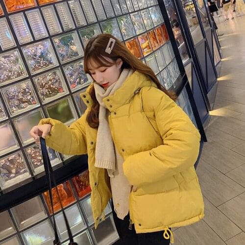 New Jacket Winter with Big Fur Collar Winter Coat Women Parkas Loose Outwear