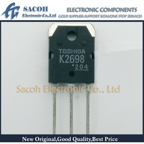Free Shipping 10Pcs 2SK2698 TTK2698 K2698 2SK2699 K2699 TO-3P 15A 500V Power MOSFET