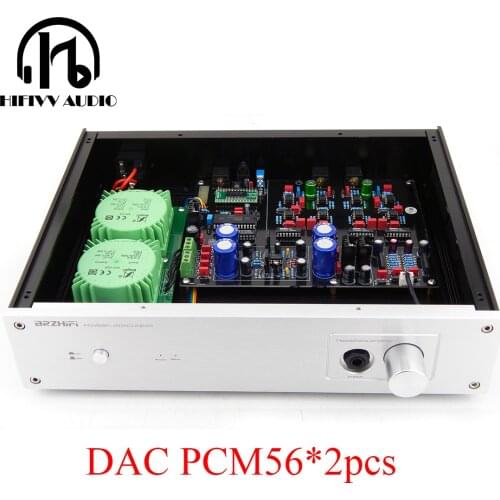 PCM56 dual classic fever audio decoder for hifi amplifier XLR out better TDA1541 16BIT 48K Optical fiber and coaxial input