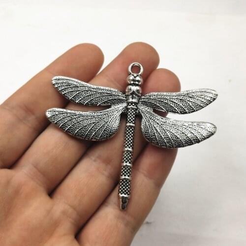 1pcs Charms dragonfly 72x63mm Tibetan silver color Pendants Antique Jewelry Making DIY Handmade Craft pendant