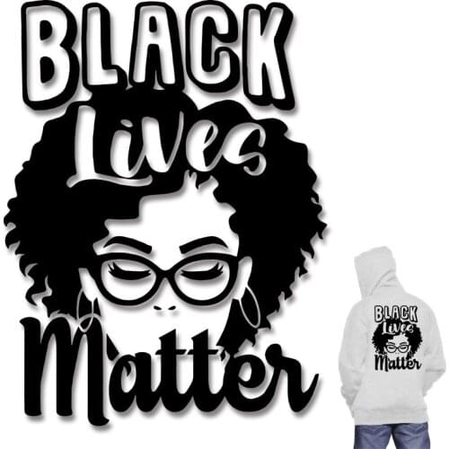 Simple Portrait Iron on patches DIY Appliques Washable Heat Transfer printing Letter Stickers free shipping products