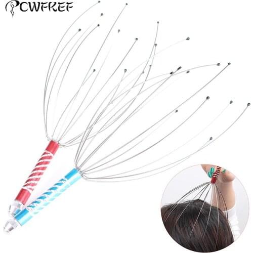 Head Relax Massager Healing Neck Claw Massage Anti-stress Pain Relief Octopus Scalp Relax Spa Headache Stimulate Blood Circulate