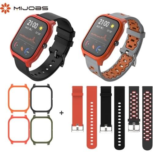 Wrist Strap For Xiaomi Huami Amazfit GTS Wristband 20mm Silicone Bracelet Case Cover Protector Smart Watch GTS Accessories