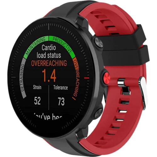 22MM Silicone Straps For Polar Grit X Smart Watch Bands Double Color Wrist Sport Strap Accessories For Polar Vantage M Correa