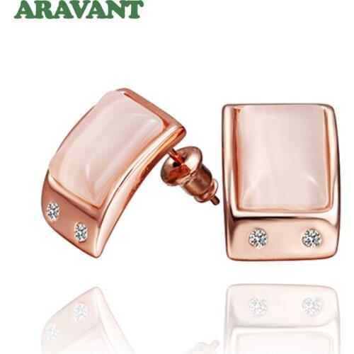 925 Sterling Silver Earring For Women Flat Square Earrings Jewelry