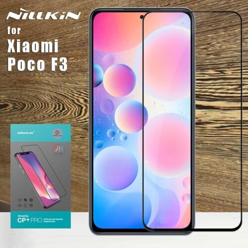 Nillkin for Xiaomi Poco F3 Glass Tempered Glass CP Plus Full Cover 2.5D 9H Pro Plus Screen Protector for Poco F3 5G NFC