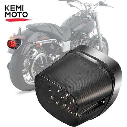 LED Tail Light Turn Signals for Sportster 883 Electra Glides Road Glide Dyna Nightster Brake Park License Plate Light