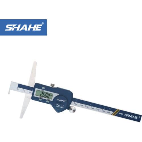 Precision mesure tool 0-150 mm digital vernier 150 mm ip54 single hook digital depth gauge depth caliper ruler