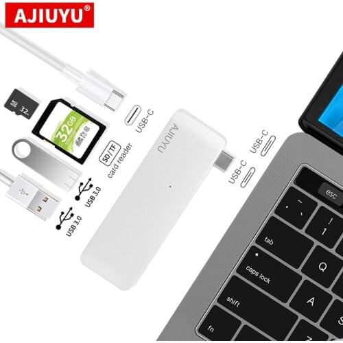 AJIUYU Type C HUB USB C to Multi USB3.0 HDMI Adapter Dock For ThinkPad Lenovo YOGA S940 C940 S740 S730 C930 V14 Type-c 3.1 Port