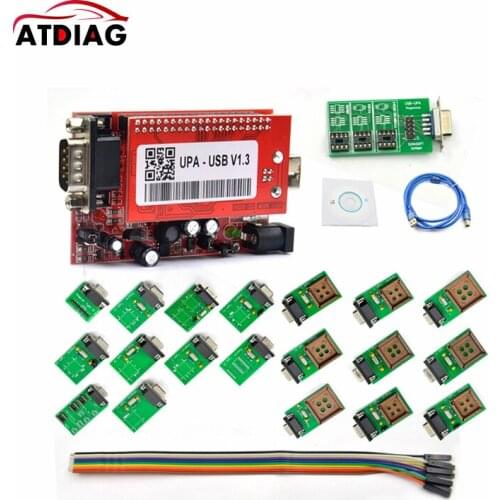 Factory Best Quality Full UPA USB Programmer V1.3 Main Unit for Sale UPA USB Adapter ECU Chip Tuning 1.3 eeprom adapter