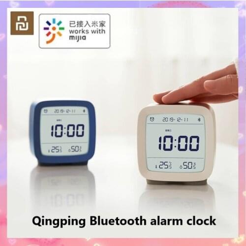 In stocks Xiaomi Qingping Bluetooth alarm clock alarm clock temperature and humidity monitoring night light three-in-one